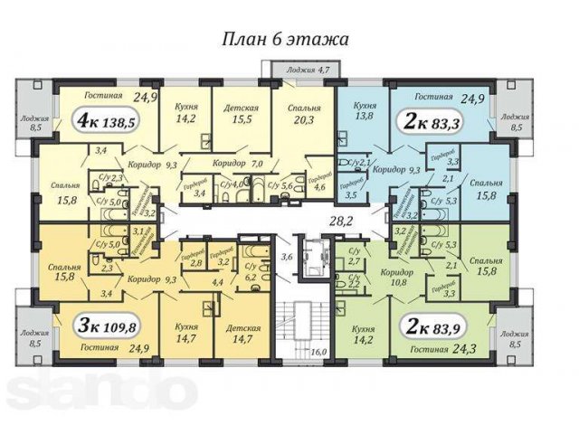 Жилой комплекс «Манхэттен» в городе Тюмень, фото 7, стоимость: 10 387 500 руб.