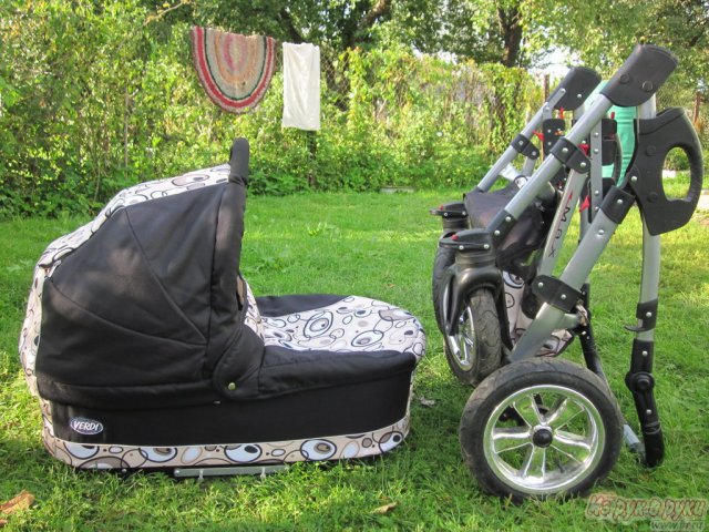 Продам:  детская коляска-универсальная Verdi Max (3 в 1),  для одного ребенка,  механизм складывания:  книжка в городе Псков, фото 3, Детские коляски