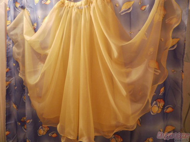 Юбка капроновая желто-коричневого цвета в городе Ярославль, фото 3, Женская одежда