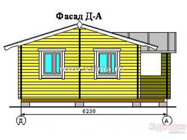 Садовый домик Ульрика в городе Киров, фото 1, Срубы, бани дома