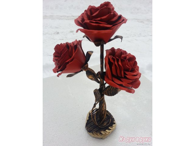 Цветы розы кованые на заказ в городе Нижний Новгород, фото 2, Нижегородская область