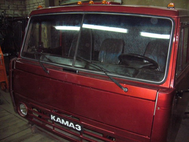 Кабина КАМАЗ 5410,  с низкой крышей с спальным местом,  цвет рубин (красный) металлик,  после полного капитального ремонта. в городе Магнитогорск, фото 9, Для коммерческих автомобилей