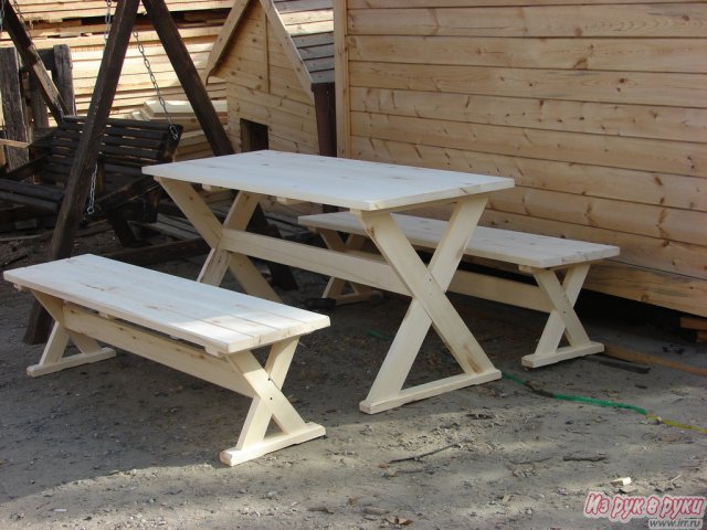 Столы деревянные для дачи и дома в городе Барнаул, фото 1, стоимость: 2 200 руб.