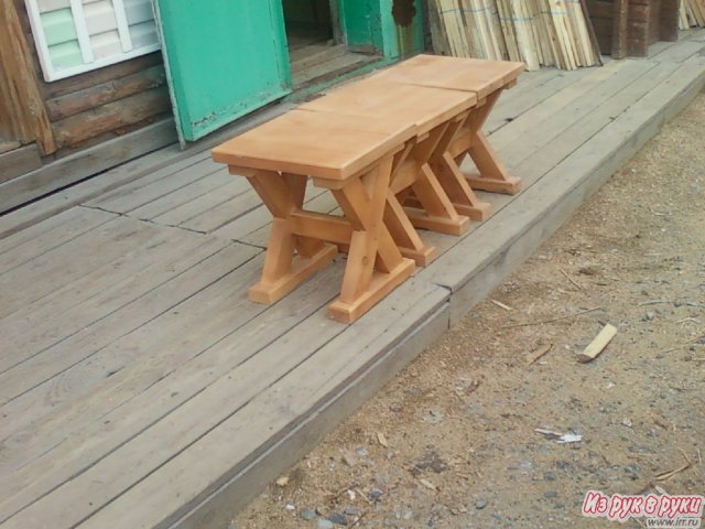 Столы деревянные для дачи и дома в городе Барнаул, фото 3, Алтайский край