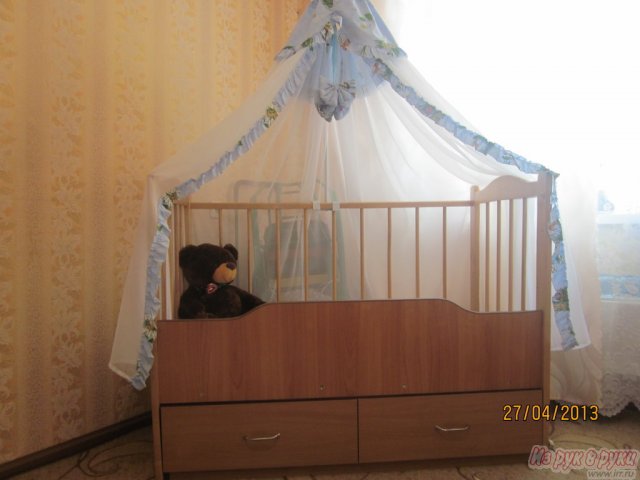 продам детскую кровать в городе Омск, фото 7, Кроватки