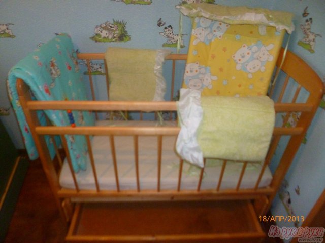Детская кроватка  Мишутка в городе Первоуральск, фото 1, стоимость: 3 000 руб.