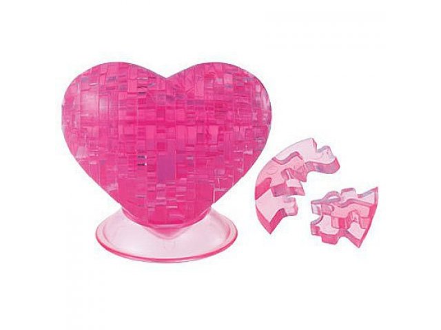 3D головоломка сердце розовое, 297056 в городе Москва, фото 1, стоимость: 323 руб.