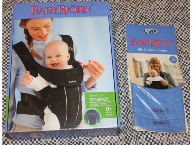 Рюкзак-переноска BabyBjorn Synergy Синий+ нагрудник в городе Москва, фото 3, Московская область