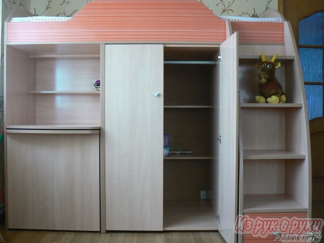 Кровать-чердак c рабочей зоной в городе Ставрополь, фото 1, стоимость: 10 000 руб.