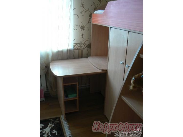 Кровать-чердак c рабочей зоной в городе Ставрополь, фото 2, Спальные гарнитуры
