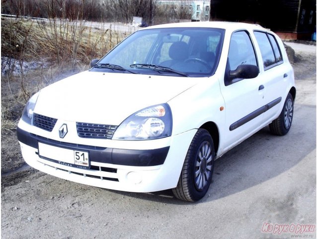 Renault Clio,  хэтчбек,  2002 г. в.,  пробег:  137000 км.,  механическая,  1.4 л в городе Мурманск, фото 1, Renault