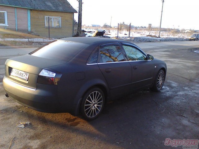 Audi A4,  седан,  2004 г. в.,  пробег:  240000 км.,  вариатор,  2 л в городе Каргополь, фото 4, стоимость: 355 000 руб.