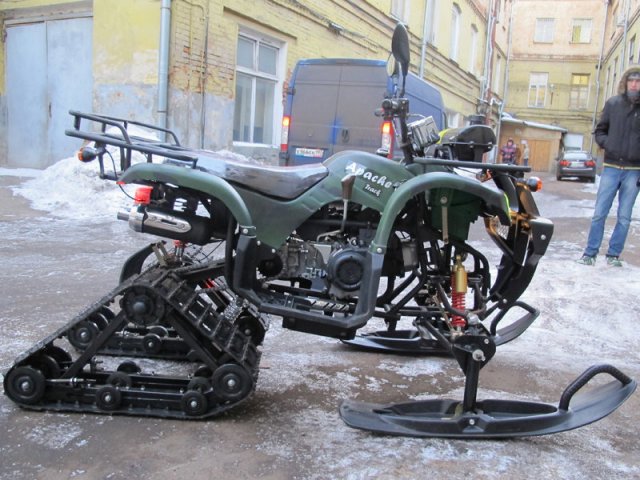 Снегоход Квадроцикл Apache Track 180,  Псков в городе Псков, фото 1, стоимость: 99 960 руб.