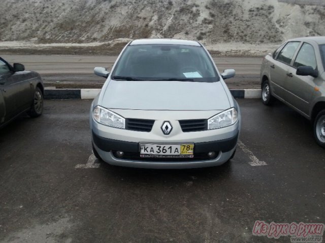 Renault Megane,  седан,  2007 г. в.,  пробег:  110000 км.,  механическая,  1.6 л в городе Алексеевка, фото 1, Renault