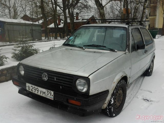 Volkswagen Golf,  хэтчбек,  1984 г. в.,  пробег:  8000 км.,  механическая,  1.6 л в городе Светлогорск, фото 1, стоимость: 40 000 руб.
