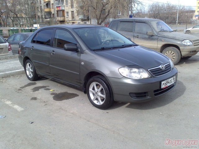 Toyota Corolla,  седан,  2004 г. в.,  пробег:  150000 км.,  механическая,  1.6 л в городе Екатеринбург, фото 4, Toyota
