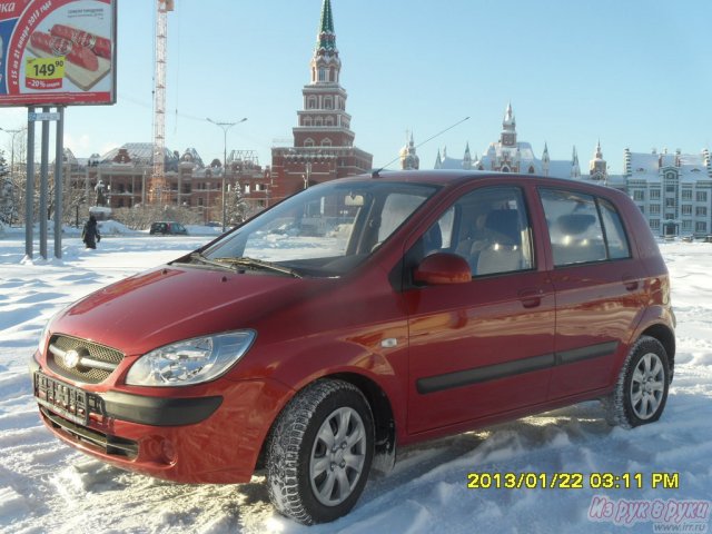 Hyundai Getz,  хэтчбек,  2011 г. в.,  пробег:  40000 км.,  механическая,  1.4 л в городе Йошкар-Ола, фото 1, стоимость: 380 000 руб.