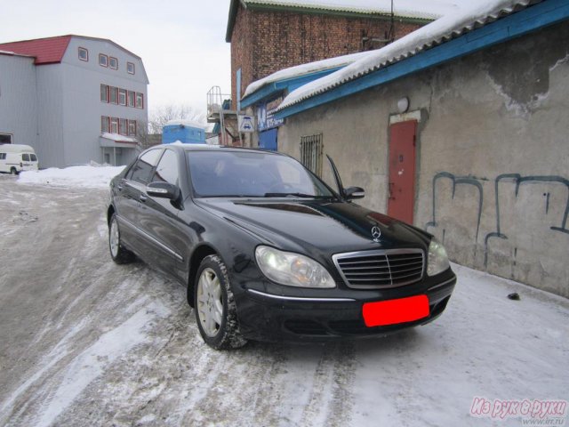 Mercedes S 500,  седан,  2004 г. в.,  пробег:  165000 км.,  автоматическая,  5.0 л в городе Мурманск, фото 4, Mercedes