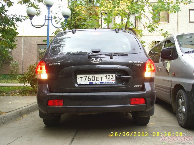 Hyundai Santa Fe,  внедорожник,  2008 г. в.,  пробег:  40000 км.,  механическая,  2.0 л в городе Краснодар, фото 3, Краснодарский край