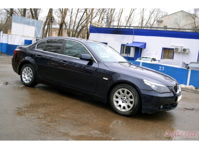 BMW 525,  седан,  2006 г. в.,  пробег:  63000 км.,  автоматическая,  2.5 л в городе Самара, фото 3, Самарская область