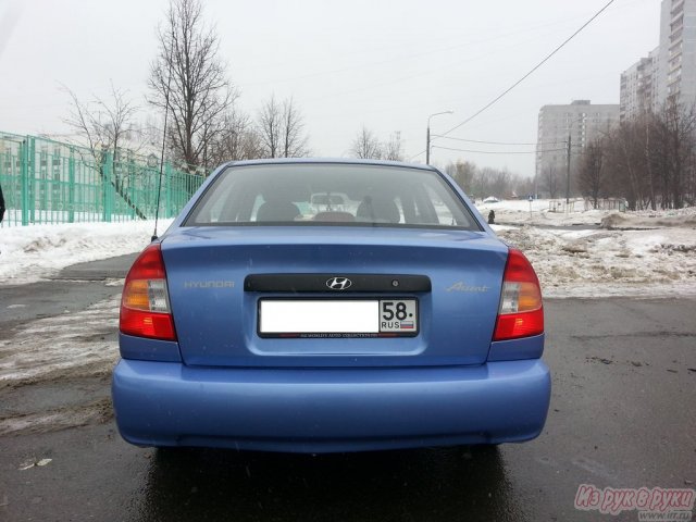 Hyundai Accent,  седан,  2006 г. в.,  пробег:  105000 км.,  механическая,  . 1 л в городе Пенза, фото 1, Hyundai