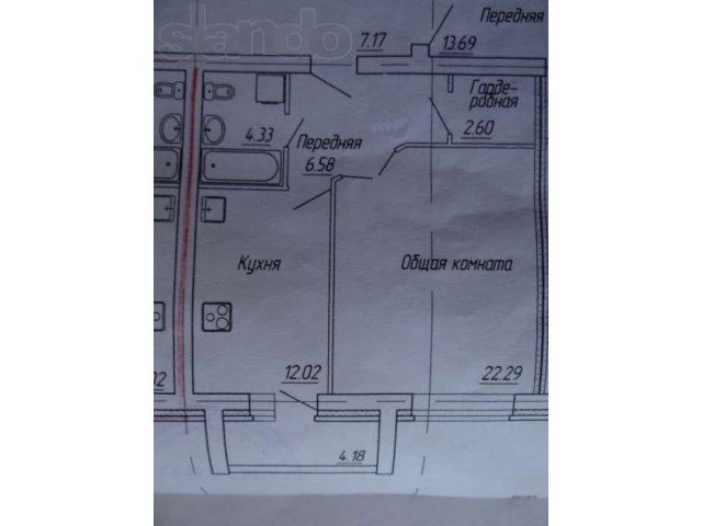 Продаю 1 комнатную квартиру в Новоалтайске в городе Новоалтайск, фото 1, стоимость: 1 850 000 руб.