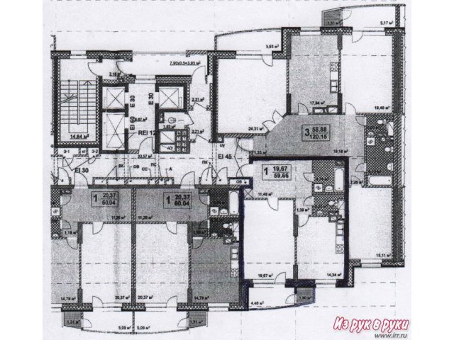 1-комн. кв.,  Университетская ул,  9,  8/21 общая 60 кв. м. в городе Сургут, фото 4, стоимость: 4 770 000 руб.