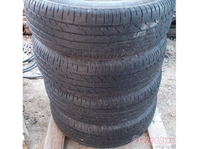 Летние шины Bridgestone B390 195/65,  15  на дисках в городе Армавир, фото 2, Колеса