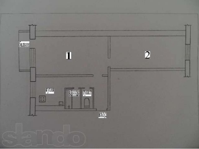 Продам комнату в 2ух комнатной квартире в городе Биробиджан, фото 1, Еврейская автономная область