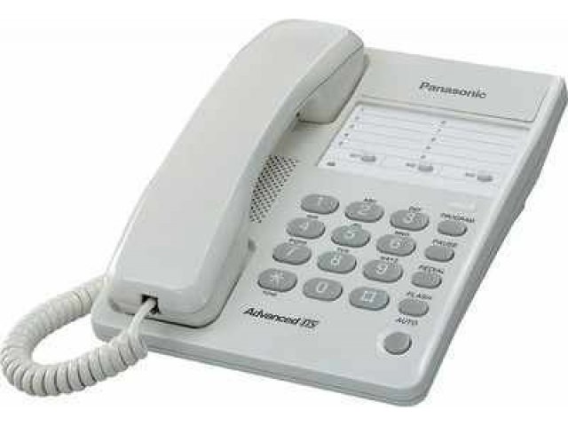 Проводной телефон Panasonic KX-TS2361RU-W в городе Ростов-на-Дону, фото 1, стоимость: 1 190 руб.