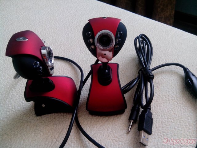 Веб-камера с микрофоном и подсветкой в городе Стерлитамак, фото 1, стоимость: 250 руб.