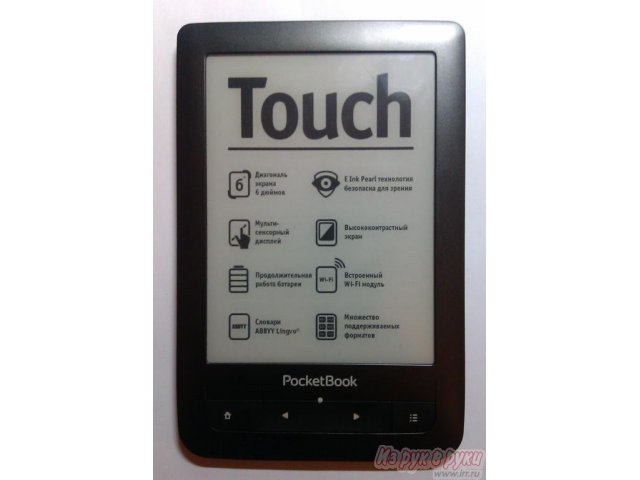 Продам:  электронная книга PocketBook Touch в городе Владимир, фото 2, Владимирская область