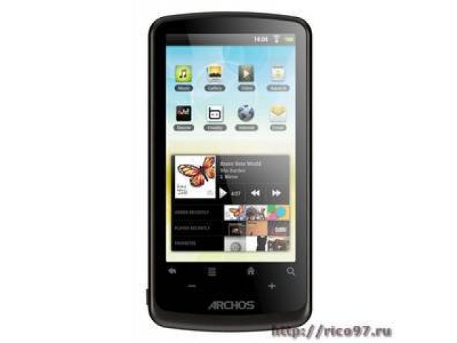 Плеер Flash Android 2.2 Archos 35 internet tablet 4Gb Dark Grey 3.5  Dic WiFi/BT 24 HedPh WMA AAC OGG Txt Vid AVI WMV MPEG4 272x480 16М ARM.. . в городе Тула, фото 1, стоимость: 3 450 руб.