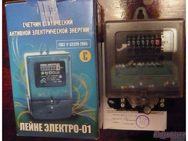 Счётчик однофазный Лейне Электро-01 в городе Саранск, фото 2, стоимость: 450 руб.