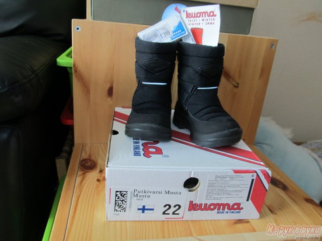 Финские сапожки валенки kuoma 22 размер черные в городе Тольятти, фото 6, Детская обувь