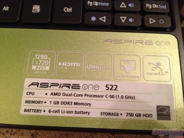 Продам:  нетбук Acer Acer Aspire One AO522 в городе Москва, фото 6, Московская область