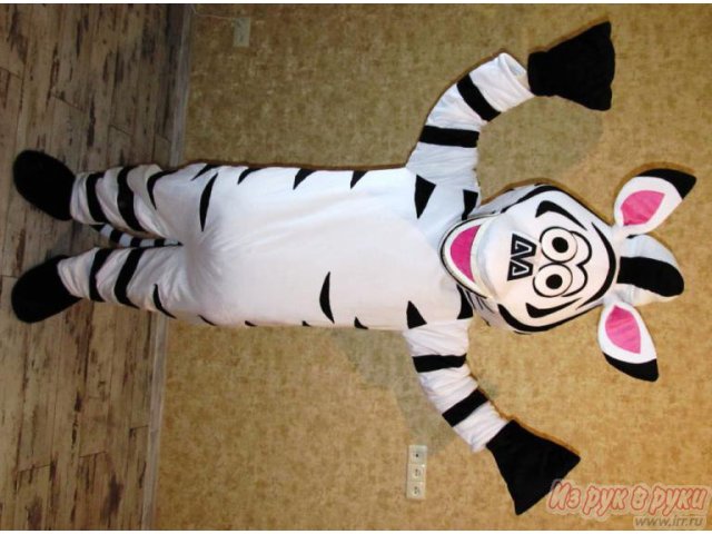 Ростовая кукла (костюм) Зебра Мадагаскар,  продаем или прокат – товар в НАЛИЧИИ! в городе Самара, фото 1, стоимость: 12 000 руб.