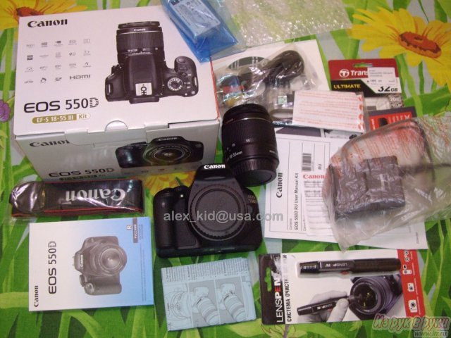 Canon EOS 550D Kit (Абсол.  новый + гарантия,  флеш.  32Gb,  чистящий фломастер) в городе Ростов-на-Дону, фото 3, Другое