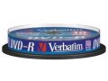 Диск DVD-R Verbatim 4.7ГБ,  16x,  10шт.,  Cake Box,  (43523) Matte Silver в городе Екатеринбург, фото 1, Свердловская область