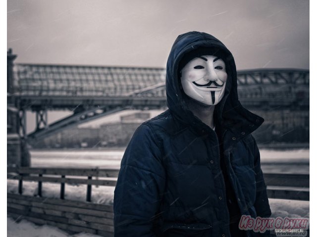 Маска Анонимуса (Гая Фокса) в городе Липецк, фото 2, Липецкая область