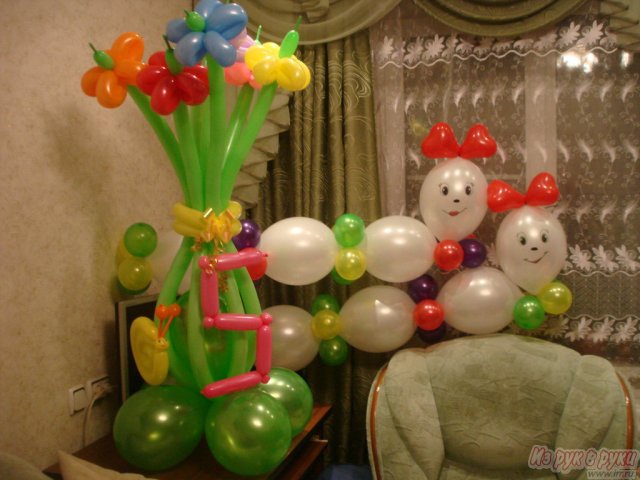 Оформление шарами детских праздников в городе Нижний Новгород, фото 3, стоимость: 30 руб.