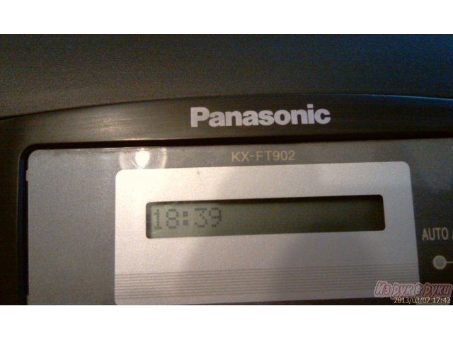 Продам:  факс Panasonic в городе Санкт-Петербург, фото 5, стоимость: 1 500 руб.