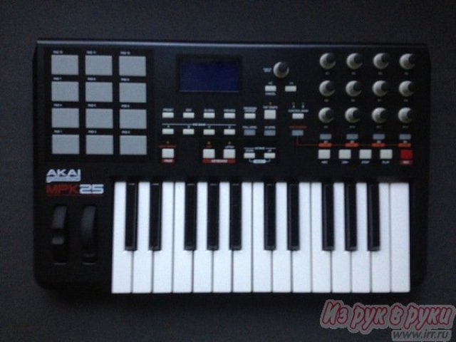 Продам MIDI-клавиатуру Akai MPK25 в городе Магнитогорск, фото 1, стоимость: 8 000 руб.
