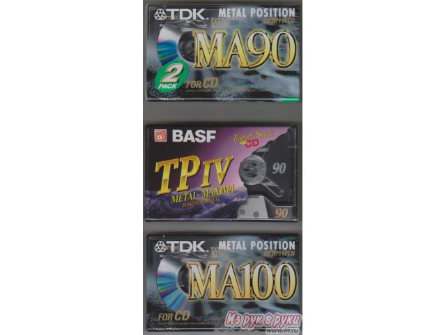 кассеты TDK MA90,100, BASF TP1Vмет в городе Москва, фото 1, Московская область