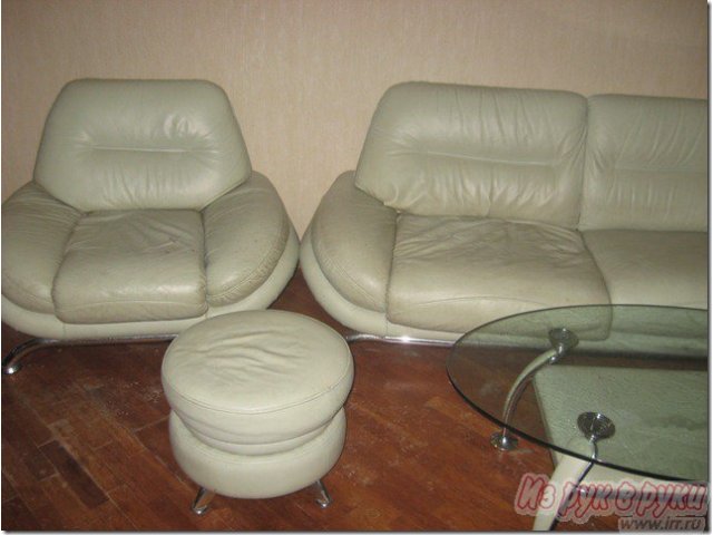 Кожаный диван в городе Самара, фото 2, Диваны