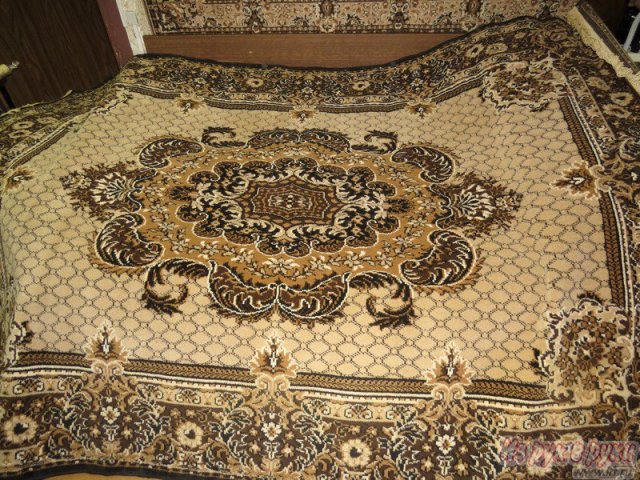 Продам ковёр коричневый, паутинка 190х270 Бельгия 100% Polypropylene. в городе Москва, фото 2, Ковры