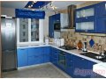кухня небесно-голубого цвета новая в городе Санкт-Петербург, фото 3, Кухонные гарнитуры
