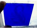 стекло с гравировкой ( синий скорпион ). в городе Красноярск, фото 1, Красноярский край