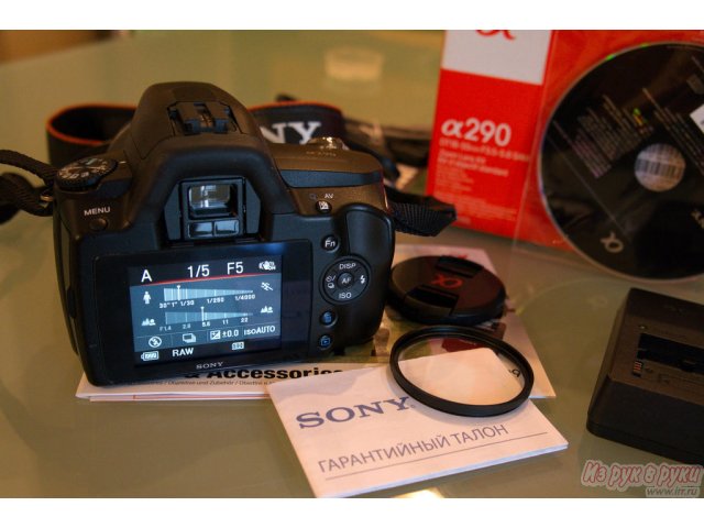 Цифровой фотоаппарат Sony Alpha DSLR-A290 Kit,  зеркальный (TTL) в городе Иркутск, фото 4, стоимость: 10 000 руб.