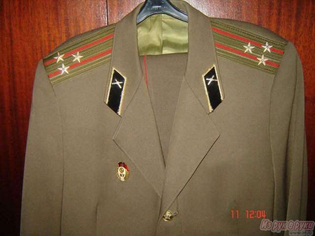 Мундир (китель) старшего офицера Советской Армии в городе Москва, фото 2, Мужская одежда